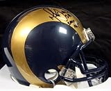 Marshall Faulk Autographed/Hand Signed St Louis Rams Mini Helmet 2000 MVP PSA/DNA