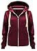 ZJ Clothes Women Men Unisex Plus Size Plain Hoodie