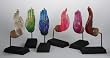 Colorful Abhaya Hand on Pedestal