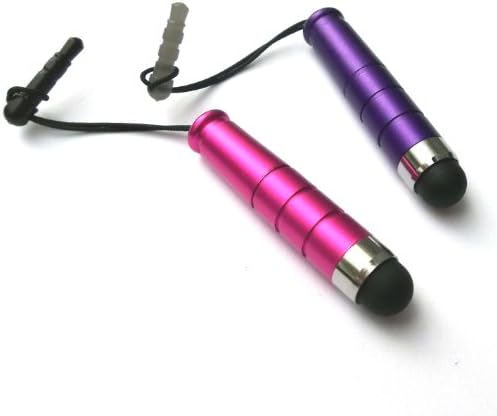 Hi-Tech Dealz® 2 Pack of Stylus (Pink Purple) 3.5mm MINI ATTACHABLE Universal Touch Screen Capacitive Pen for Sony Ericsson Tablet PC / Cell Phone / Smartphone : Sony BRAVIA S004, Sony Live with Walkman, Sony Mix Walkman, Sony S003, Sony Spiro, Sony txt pro, Sony Vivaz pro, Sony W8, Sony WT18i, Sony Yendo, Sony Zylo