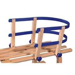 R.P.L. Trading Schlitten-Zubeh�r Plastiklehne, beige-blau