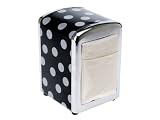 Produkt-Bild: PT HM0188SI Serviettenspender Polka dots schwarz