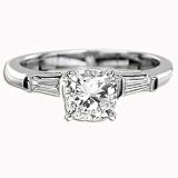 1.70 CT G VS2 CUSHION DIAMOND ENGAGMENT RING