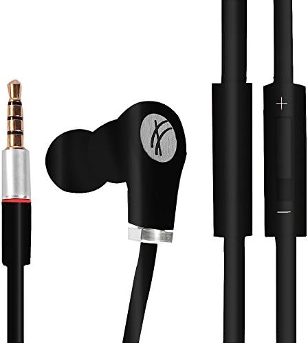 Fibonic Headphones - Noise Cancelling Earphones - Earbuds Best For Sport, Workouts, Exercise, Running - Microphone, Volume Control, Hands-Free Calls