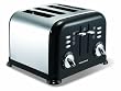 Morphy Richards 44733 Accents 4 Slice Toaster Black