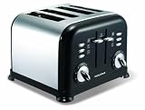 Morphy Richards 44733 Accents 4 Slice Toaster Black