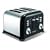 Morphy Richards 44035 Accents 4 Slice Toaster Black