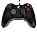 OSTENT Wired Controller Gamepad Compatible for Microsoft Xbox 360 Console PC Computer Video Game Color Black
