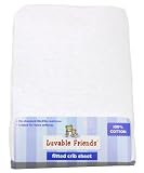 Fitted 100% Cotton Sheet for Full Size Crib 28x52
