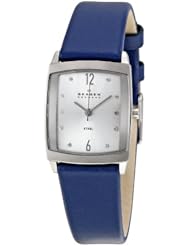 Skagen Womens 691SSLN Denmark Silver White Dial Watch
