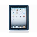 Simplism iPad 2 シリコンケース 液晶保護フィルム 折りたたみスタンド付属 ネイビー TR-SCSIPD2-NV