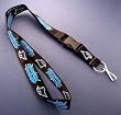 Carolina Panthers Lanyard Keychain