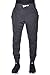 Mens Active Basic Urban Harem Slim Fit Elastic Fleece Jogger Pants (Medium, Charcoal)