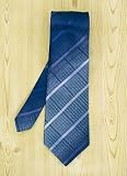 Kenneth Cole - Kenneth Cole Blue Layered Stripes Fashion Tie