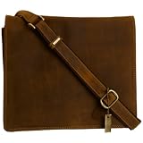 Visconti Unisex Adult Harvard Messenger Bag, University Bag, Leather Bag