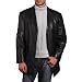 BGSD Men's Three-Button New Zealand Lambskin Car Coat - Regular & Tall