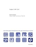 England, 1485-1642: Oxford Bibliographies Online Research Guide