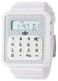 Adidas Men`s ADH4018 White Taipei Digital with Calculator Watch