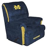 University of Michigan Wolverines NCAA Team Logo Big Daddy Recliner