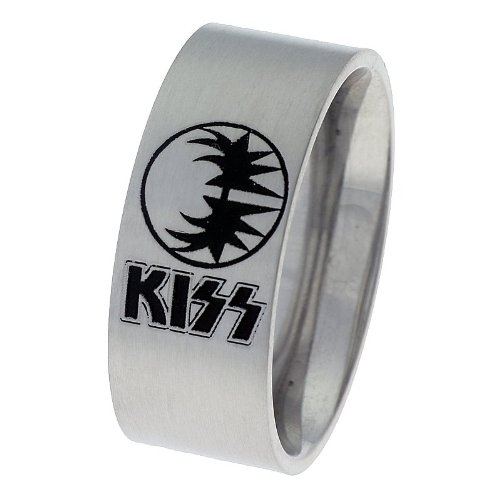 KISS Sonic Boom Band Unisex Edelstahl Ring The Spaceman  made in Germany by Schumann Desig Preisvergleich