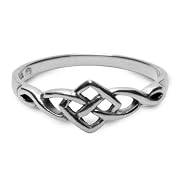 Petite Celtic Ring in sterling silver