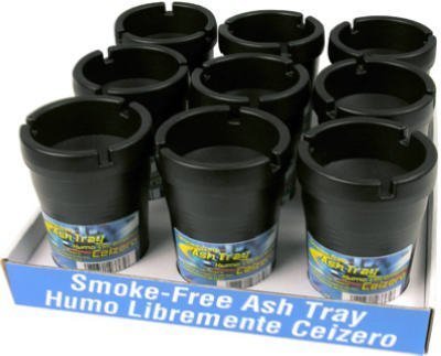 Custom Accessories #93365D BLKSmokeles Ashtray DSP