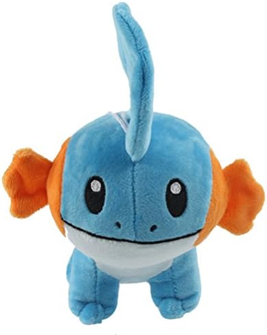 Fashion Colors Pokemon Plush Toy Mudkip Doll Soft Anime Collection Toy Stuffed Animals Figure Toy Birthday Gifts 12cm / 4.7 Inches Tall