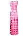 NINEXIS Women's Sleeveless Tie-Dye Crossover Maxi & Basic Solid Dress (S-4XL)