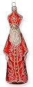 Glass Christmas Ornament, Gdansk Santa, Exclusive Mold by Mia