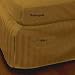 Homespell Egyptian Cotton 300 Thread Count Sateen Stripe Bed Skirt Copper King. Image
