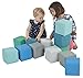 ECR4Kids Softzone Toddler Play Soft Blocks (12-Piece), Contemporary - 1