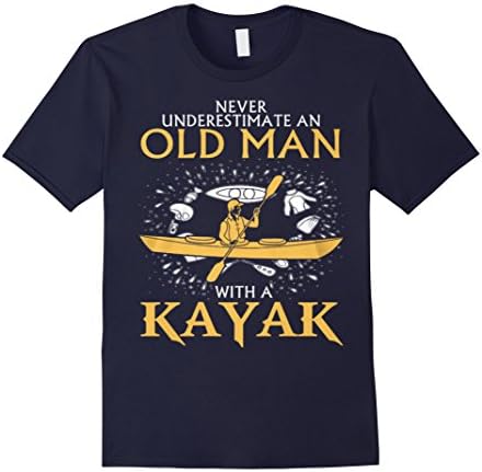 Men's Old Man With A Kayak XL Navy