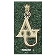 American Univ "Au" Charm/Pendant -14K/10K, Stainless Steel or Gold Plated