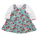 Blue Zoo Baby Multi coloured floral cord pini dress set