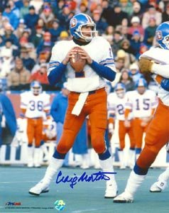 Craig Morton Signed Broncos 8x10 Photo