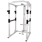 RSR SPORTS PRO HOME GYM POWER STRENGTH RACK SQUAT LAT PULL CHIN UP WEIGHT LIFT LOW ROW CAGE