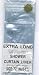 EXTRA LONG 72" x 84" bath CLEAR vinyl SHOWER CURTAIN Liner decor