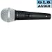 GLS Audio Professional Microphone ES-58-S - With On/Off Switch 10 Pack