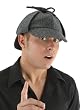 Deerstalker Hat Sherlock Holmes Costume Hat Tweed Detective Hat