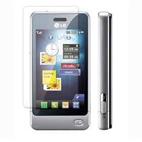 Brand New ClearICE Anti Scratch LCD Screen Cover Film Protectors for the LG GD510 POP Mobile Phone. With Free MicroFibre Cleaning Cloth for Easy Application. Part of the XYLO ACCESSORIES RANGE.
