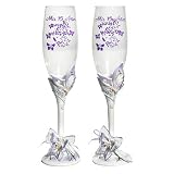Butterfly Toasting Set - Lavender