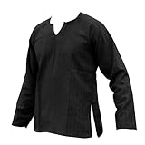 100% Cotton Fibre Open Neck Violet size L Shirt - black Striped