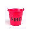 Fire Bucket Ashtray-RED
