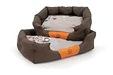 Petego Sparkling Dream Bolster Pet Bed, Large