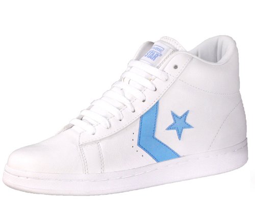 Converse Men's Pro Leather Hi Casual Shoe Sky Blue, White