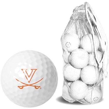 Virginia Cavaliers Uva Ncaa Clear Pack 15 Golf Balls