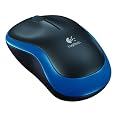 Logitech M185 Maus schnurlos blau