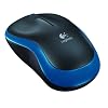 Logitech M185 Maus schnurlos blau