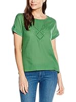 Cortefiel Camiseta Manga Corta (Verde)