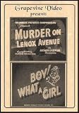 Murder on Lexon Avenue (1941) / Boy! What a Girl! (1947)
